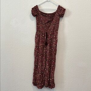 Floral Off-Shoulder Jumpsuit